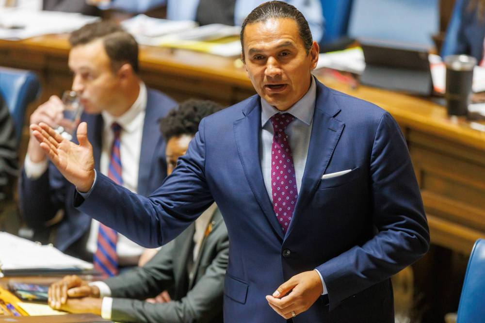 Premier Wab Kinew reminded judges