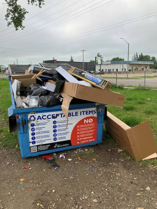 Rising complaints from businesses and the public about litter, along with contamination of materials, led to council’s decision to permanently close the recycling depots. (Supplied)