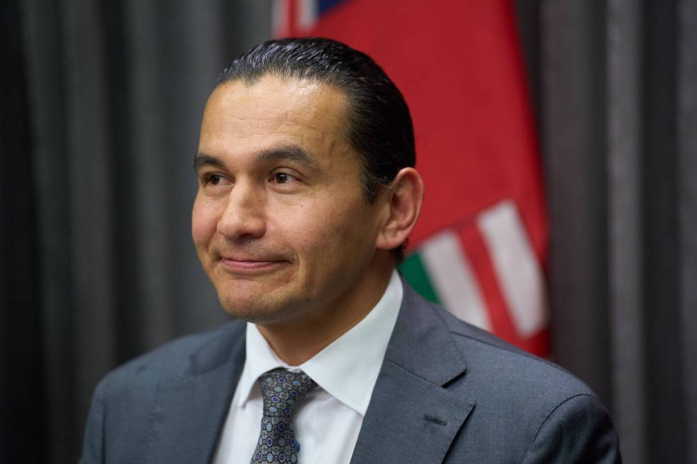 Premier Wab Kinew told the legislature Tuesday that judges need to keep public perception in mind. (The Canadian Press files)