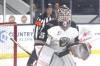 Vancouver Giants goalie Burke Hood played his first and likely only Western Hockey League game in his hometown in a 4-3 loss to the Brandon Wheat Kings on Friday. While he tried not to let the moment overwhelm him with lots of family and friends in attendance, he enjoyed the experience. (Perry Bergson/The Brandon Sun)