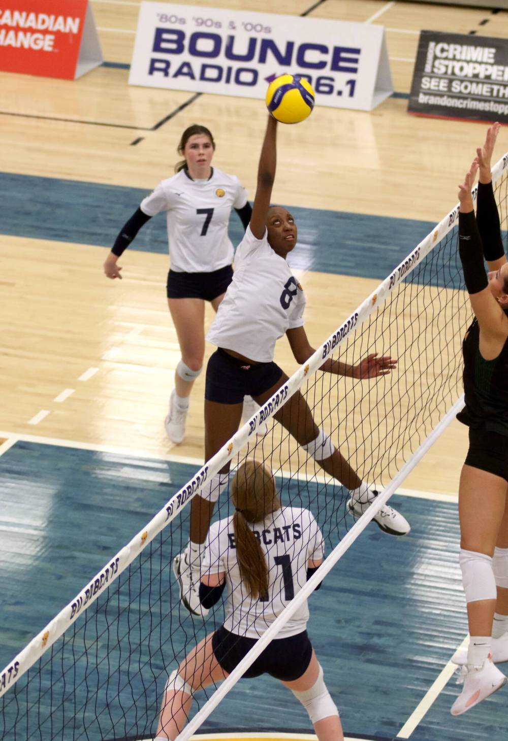Nerissa Dyer is Brandon’s top returning attacker from the 2024-25 Canada West women’s volleyball season. (Thomas Friesen/The Brandon Sun)