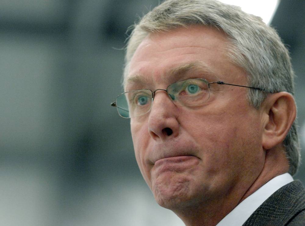 Saskatoon Blades head coach Lorne Molleken is shown during a game against the host Regina Pats at the Co-operators Centre in Regina on Sept. 15, 2010. (Don Healy/Regina Leader-Post)