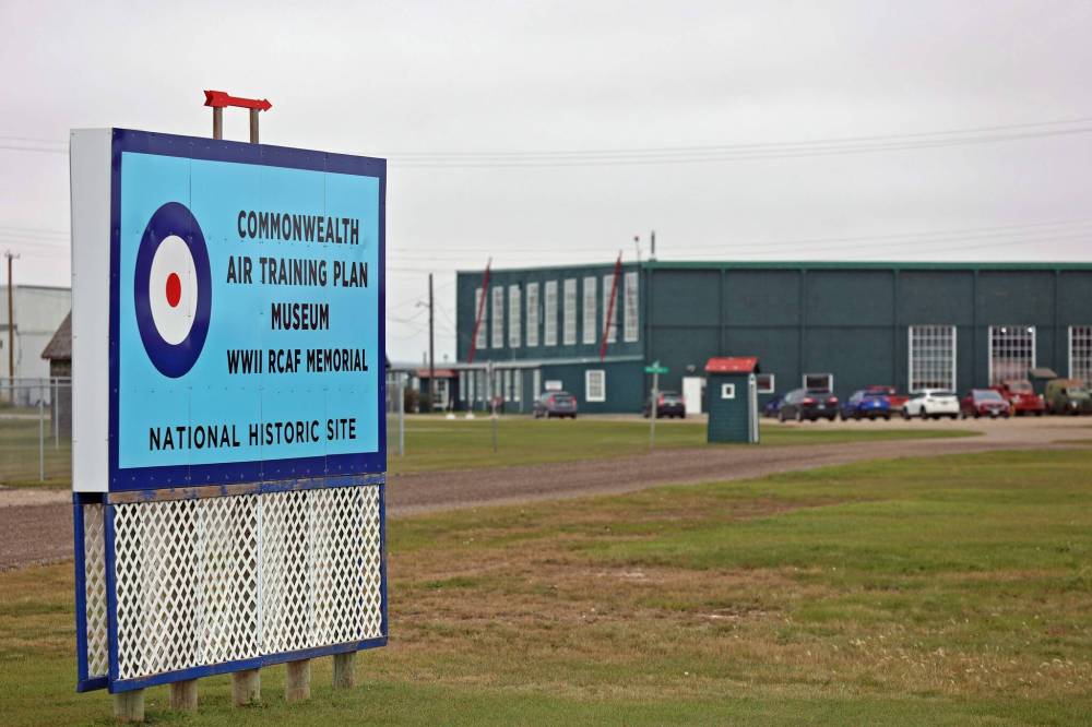 The Commonwealth Air Training Plan Museum in Brandon at the airport. (Connor McDowell/The Brandon Sun)