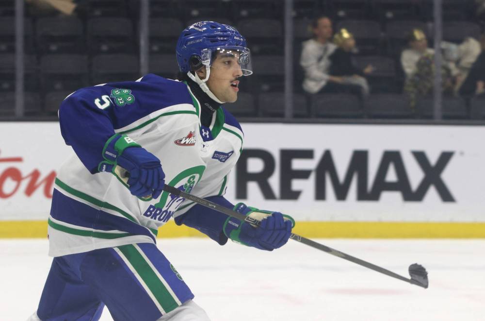 Swift Current Broncos defenceman Josh McGregor of Brandon is finding a new level of comfort in his second season in the Western Hockey League. (Perry Bergson/The Brandon Sun)
Oct. 21, 2025