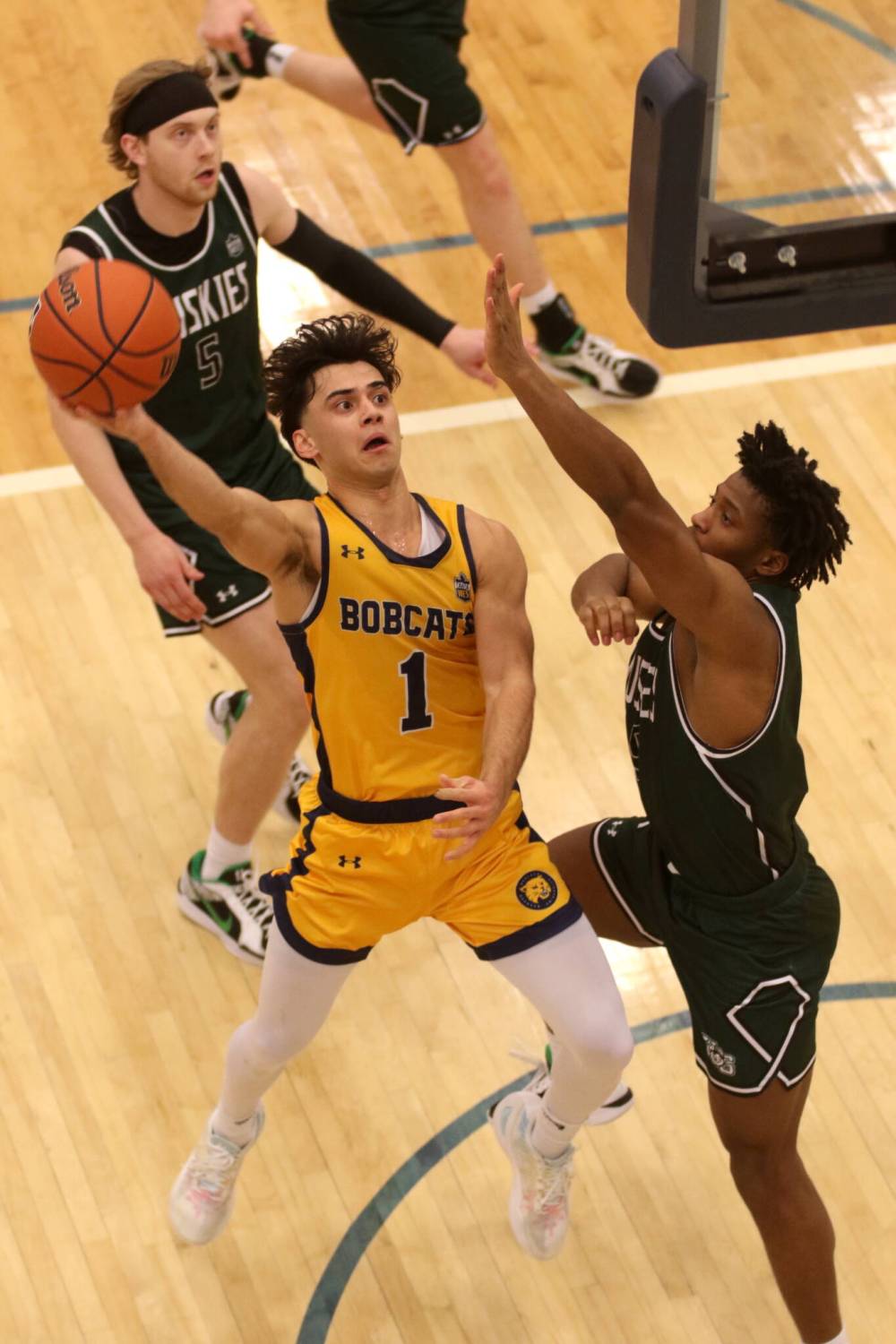 Travis Hamberger averaged 11.9 points per game last year, his fourth season at BU. (Thomas Friesen/The Brandon Sun)