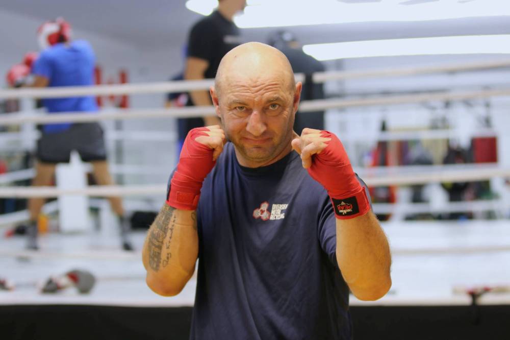 Kenn Kreutzer of Oak Lake is scheduled to face Sandeep Singh at the Brandon Fitness Combat Academy’s Fall Brawl boxing event on Saturday. (Perry Bergson/The Brandon Sun)