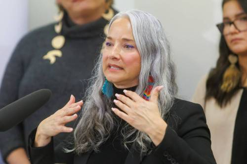 Families Minister Nahanni Fontaine says reforms introduced by the NDP government are making a difference. (Mike Deal/Winnipeg Free Press files)