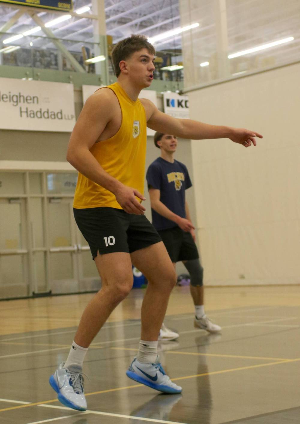 Matthew Siebenga jumped into a starting role with the Brandon University men’s volleyball team this year. They face the Mount Royal Cougars in their home opener tonight. (Thomas Friesen/The Brandon Sun)