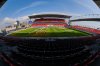 Field work continues at BMO Field as the City of Toronto and MLSE complete the first phase of upgrades in transforming the space into the 2026 World Cup ready Toronto Stadium in Toronto, on Tuesday, Sept. 23, 2025. THE CANADIAN PRESS/Sammy Kogan