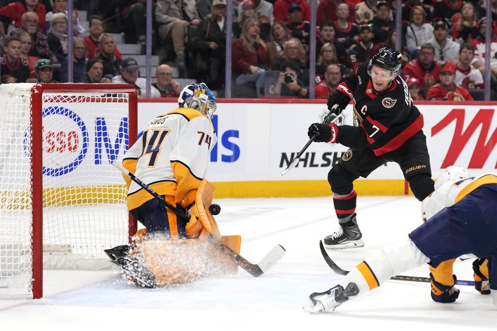 Senators’ Tkachuk to be evaluated after exit in 4-1 loss to Predators