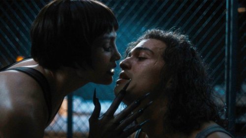This image released by Roadside Attractions shows Jennifer Lopez, left, and Tonatiuh in a scene from 