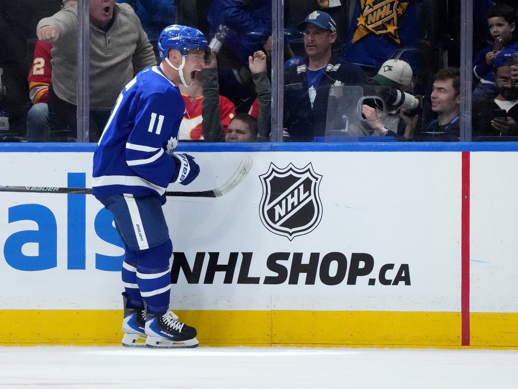 ‘More engaged' Domi helps Leafs battle past Flames 4-3
