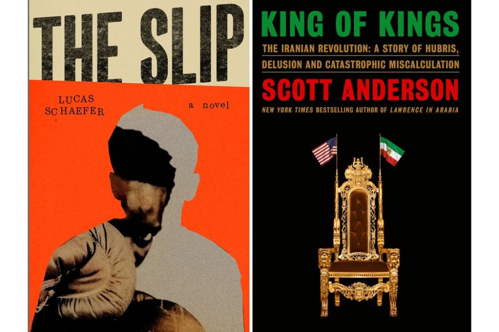 This combination of book cover images shows