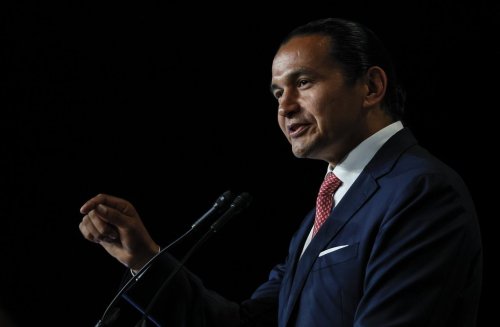 Manitoba Premier Wab Kinew speaks at the Assembly of First Nations (AFN) Annual General Assembly in Winnipeg, Wednesday, September 3, 2025. THE CANADIAN PRESS/John Woods