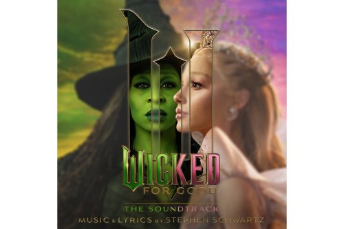 This album cover image released by Republic Records shows “Wicked: For Good: The Soundtrack.” (Republic Records via AP)