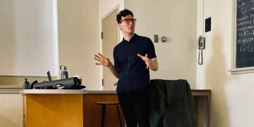 École secondaire Neelin High School graduate Adam Schipper shares what a life in academia is like as a Brandon University philosophy professor. (Submitted)