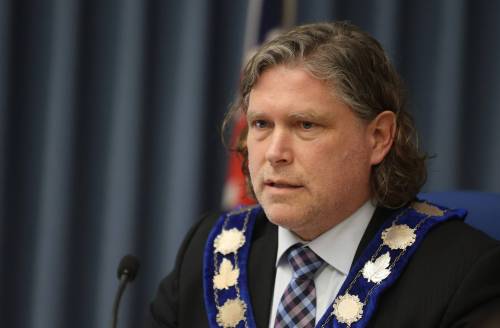 Brandon Mayor Jeff Fawcett also voted in support of the tower, warning that cellphone service in the area could become an issue in the future. (Alex Lambert/The Brandon Sun)