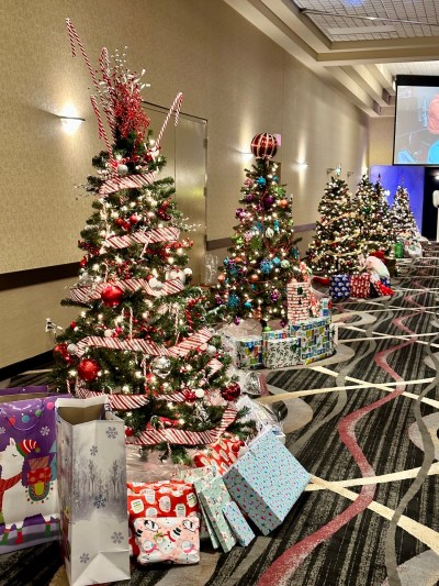 Decorated Christmas trees are ready to deliver holiday cheer from United Way West Central Manitoba’s annual Holiday Tree Auction. (Submitted)