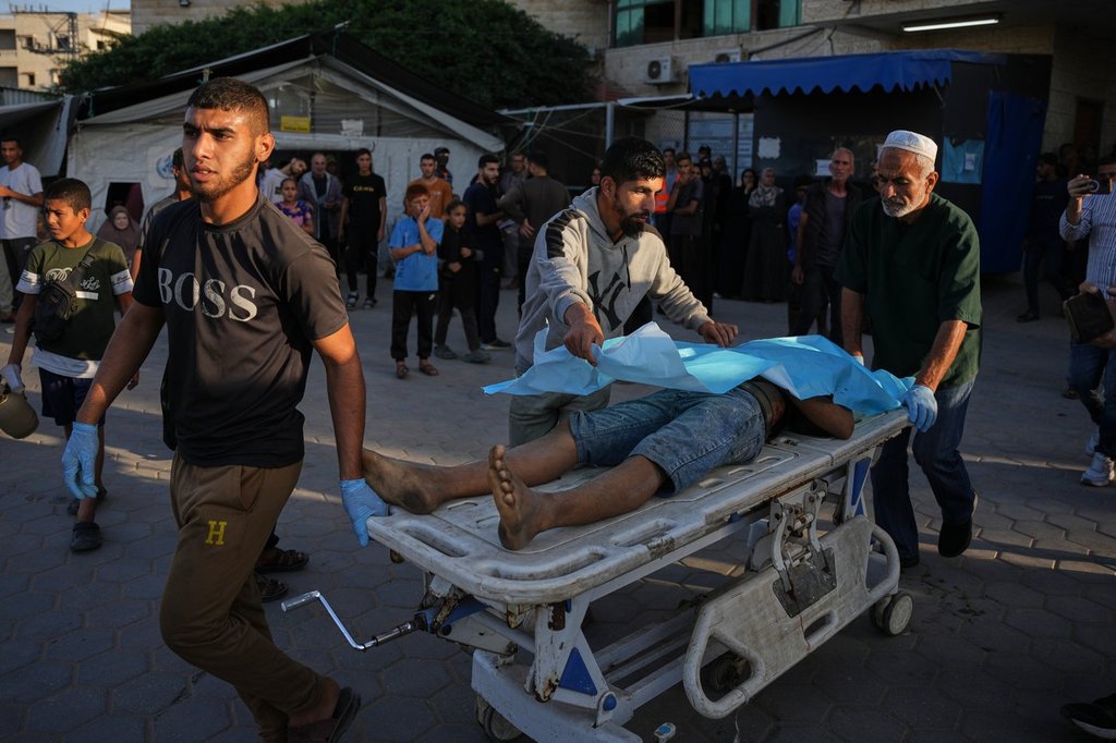 Israel launches strikes in Gaza ceasefire’s latest test as hospitals say 24 killed