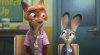 This image released by Disney shows Nick Wilde, voiced by Jason Bateman, left, and Judy Hopps, voiced by Ginnifer Goodwin, in a scene from 