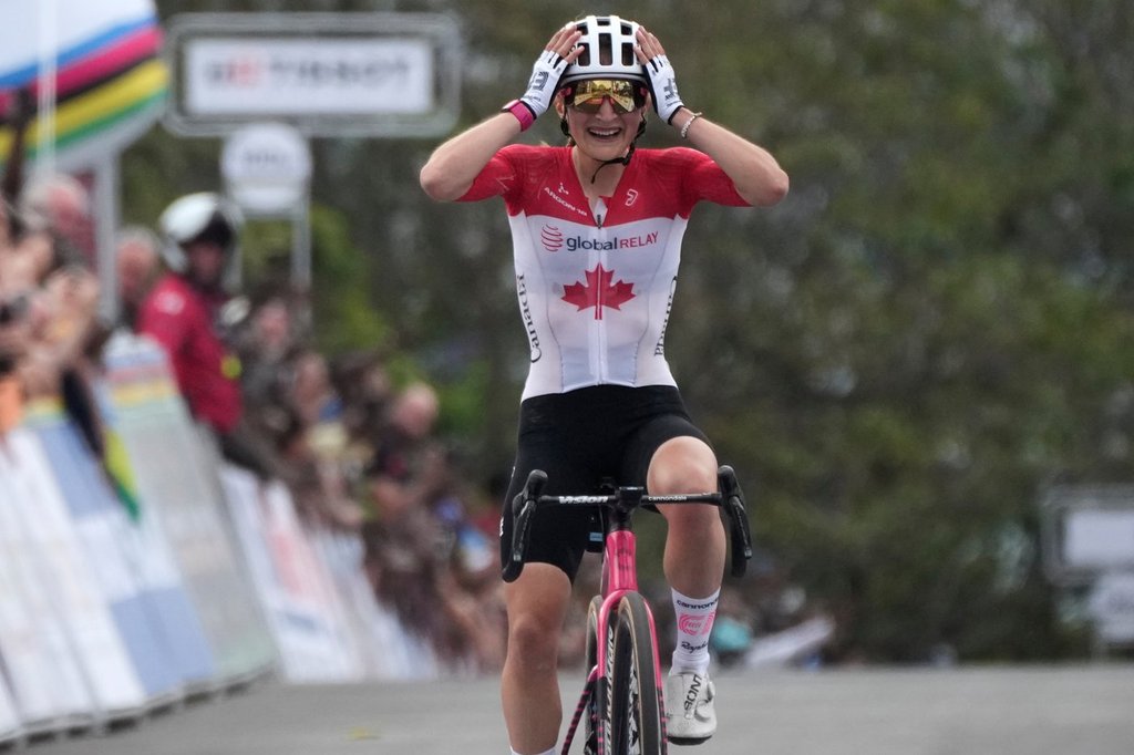 Canadian rider Magdeleine Vallieres extends contract with EF Education-Oatly team