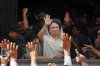 FILE - Former Bangladesh Prime Minister Khaleda Zia waves to supporters after she was arrested, in Dhaka, Bangladesh, Sept. 3, 2007. (AP Photo/Pavel Rahman, File)