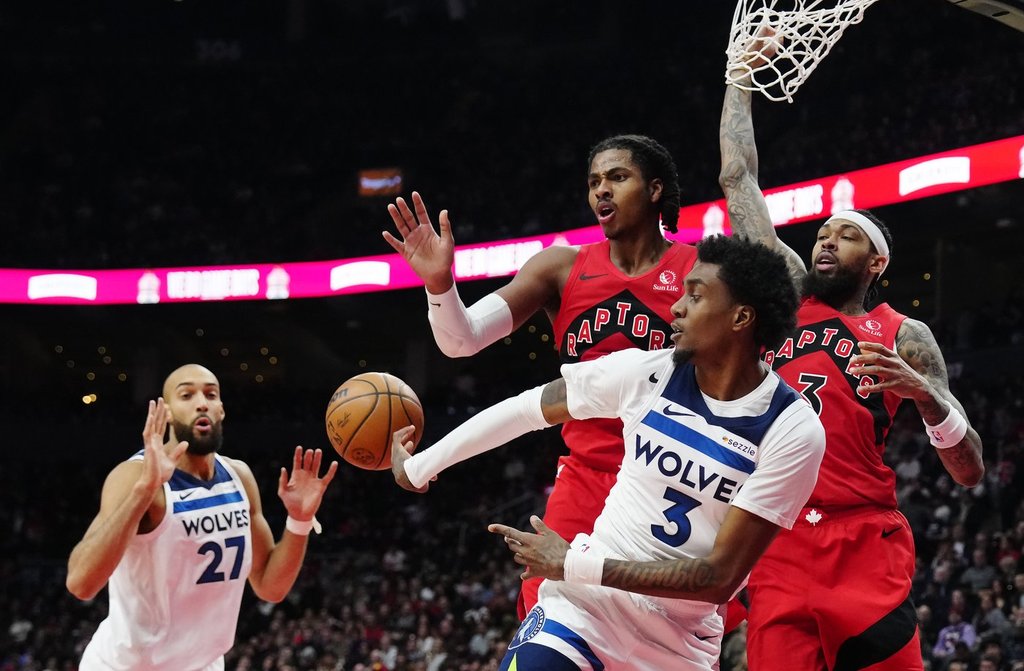 Raptors stumble in 128-126 loss to Timberwolves before NBA trade deadline