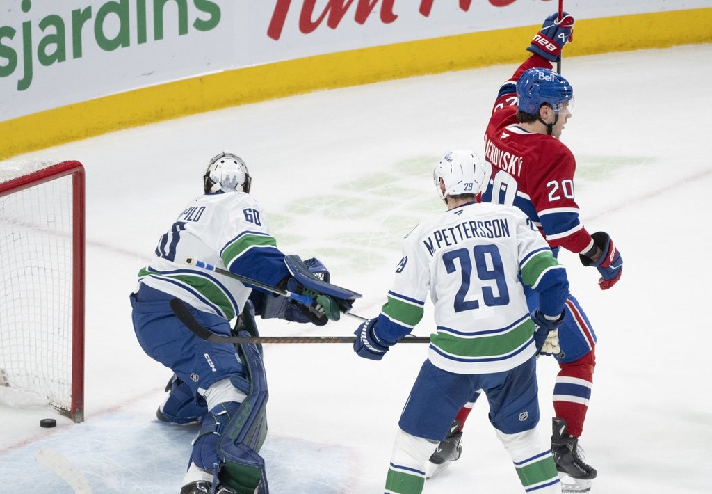 Canadiens crush struggling Canucks 6-3 with three-goal outburst in third period