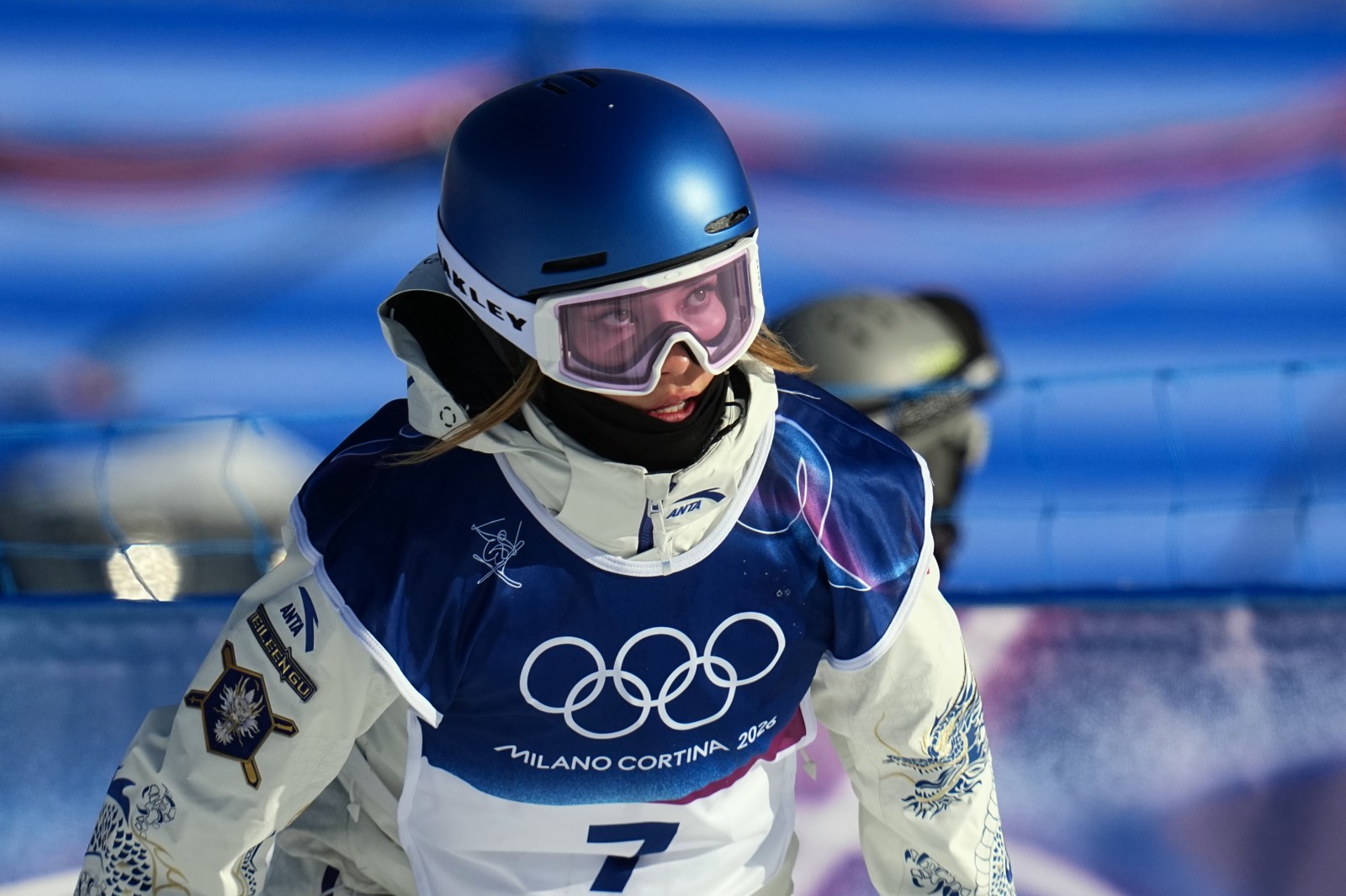 Runway on the slopes: Eileen Gu sports a personalized ski suit with nods to her Chinese heritage