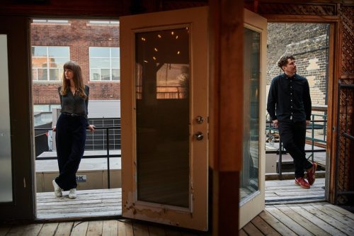 Madeleine Sims-Fewer, left, and Dusty Mancinelli pose for a portrait during the Toronto International Film Festival in Toronto, Wednesday, Sept. 10, 2025. THE CANADIAN PRESS/Sammy Kogan