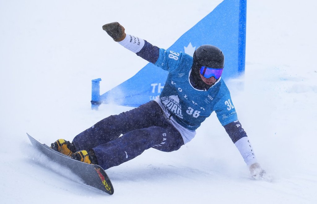 Canadian snowboarder Arnaud Gaudet races to silver for first World Cup medal