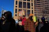 People gather for a protest on Friday, Jan. 30, 2026, in Minneapolis. (AP Photo/Adam Gray)