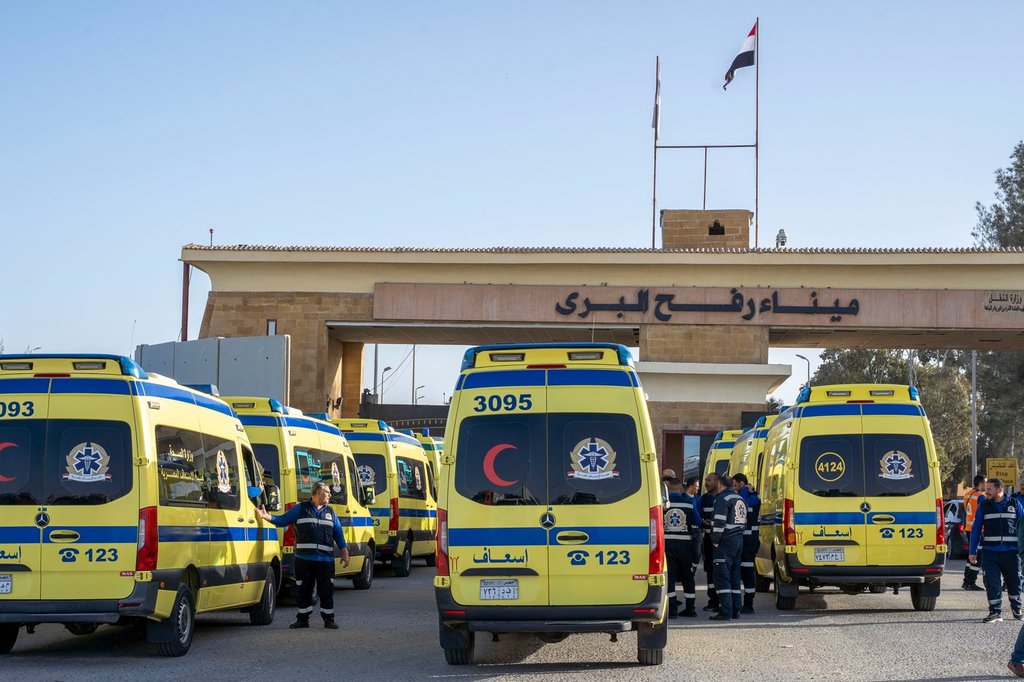 Gaza’s Rafah border crossing with Egypt reopens for limited traffic, officials say