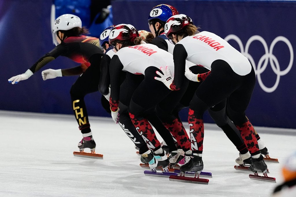 NewsAlert: Canadian speedskaters win bronze in women’s short-track relay