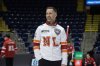 Newfoundland and Labrador skip Brad Gushue on the ice during a practice session of the Montana 2026 Brier at the Mary Browns Centre in St. John's NL on Friday, February 27, 2026. THE CANADIAN PRESS/Paul Daly