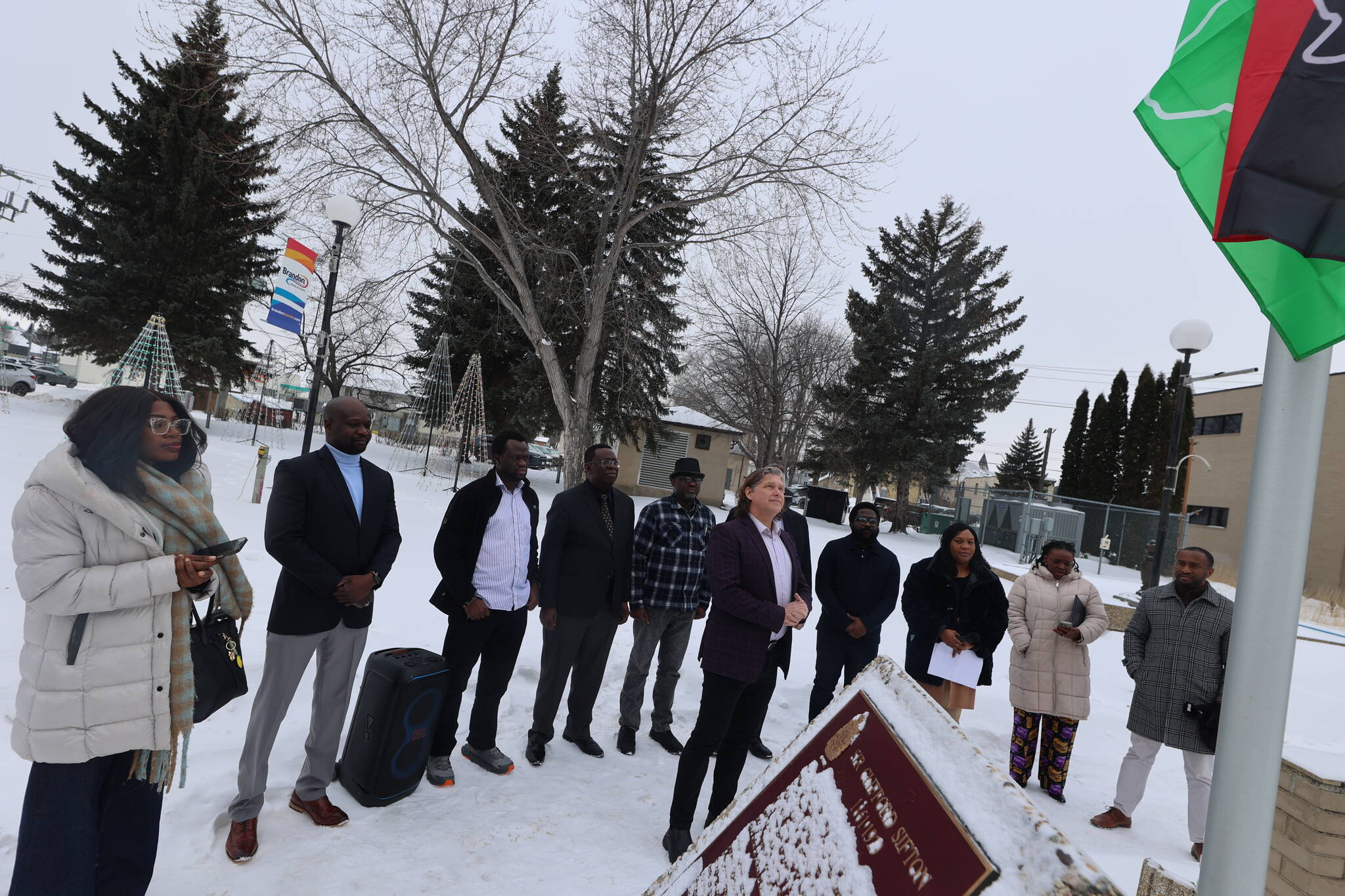 First Pan-African flag rises above city hall