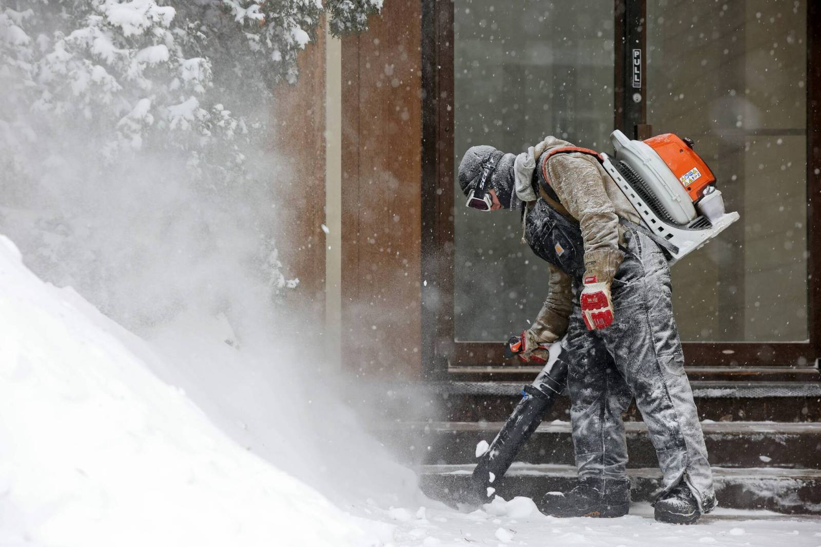 Weakening Montana low drops less snow than expected