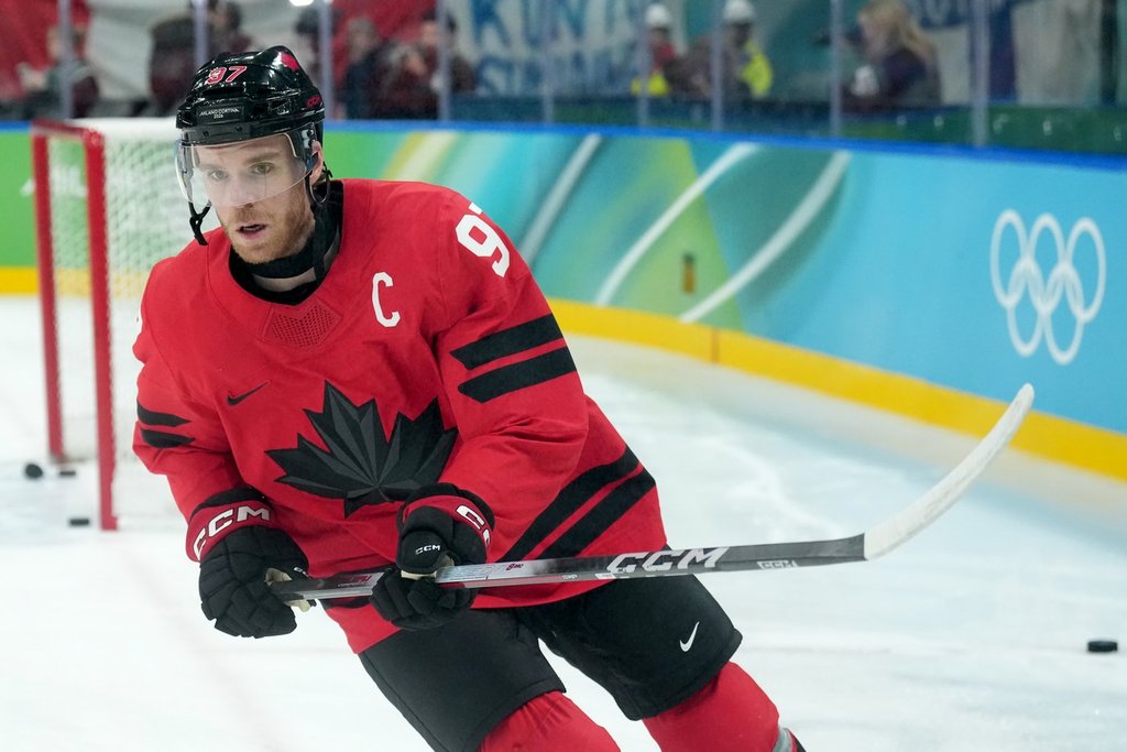 Canada’s McDavid sets points record at single Olympics with NHL players