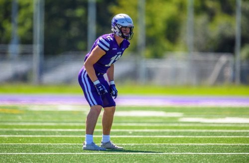 Sam La Roue pictured at the University of Western Ontario in this undated photo. La Route is a receiver from Western who will be attending the CFL's invitational combine in Waterloo, Ont. THE CANADIAN PRESS/Handout - University of Western Ontario athletics department. (Mandatory Credit)