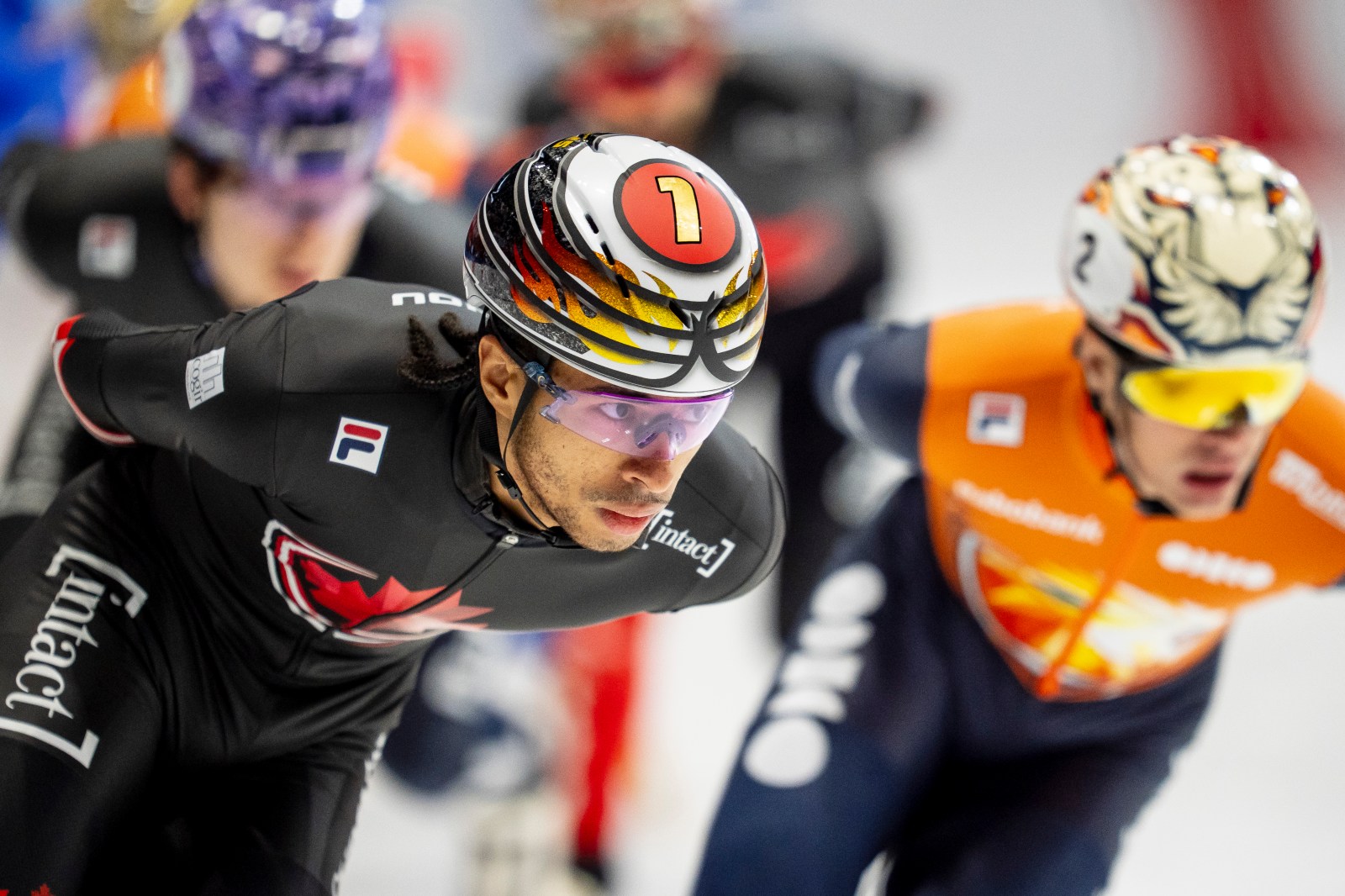 Short-track superstar William Dandjinou is Canada’s most dangerous skater in Milan