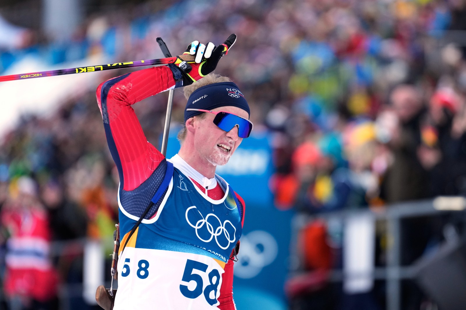 Norway’s Johan-Olav Botn wins gold in 20K biathlon and teammate takes bronze