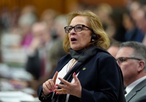 Immigration, Refugees and Citizenship Minister Lena Metlege Diab rises during question period on Parliament Hill in Ottawa on Tuesday, Feb. 3, 2026. THE CANADIAN PRESS/Adrian Wyld