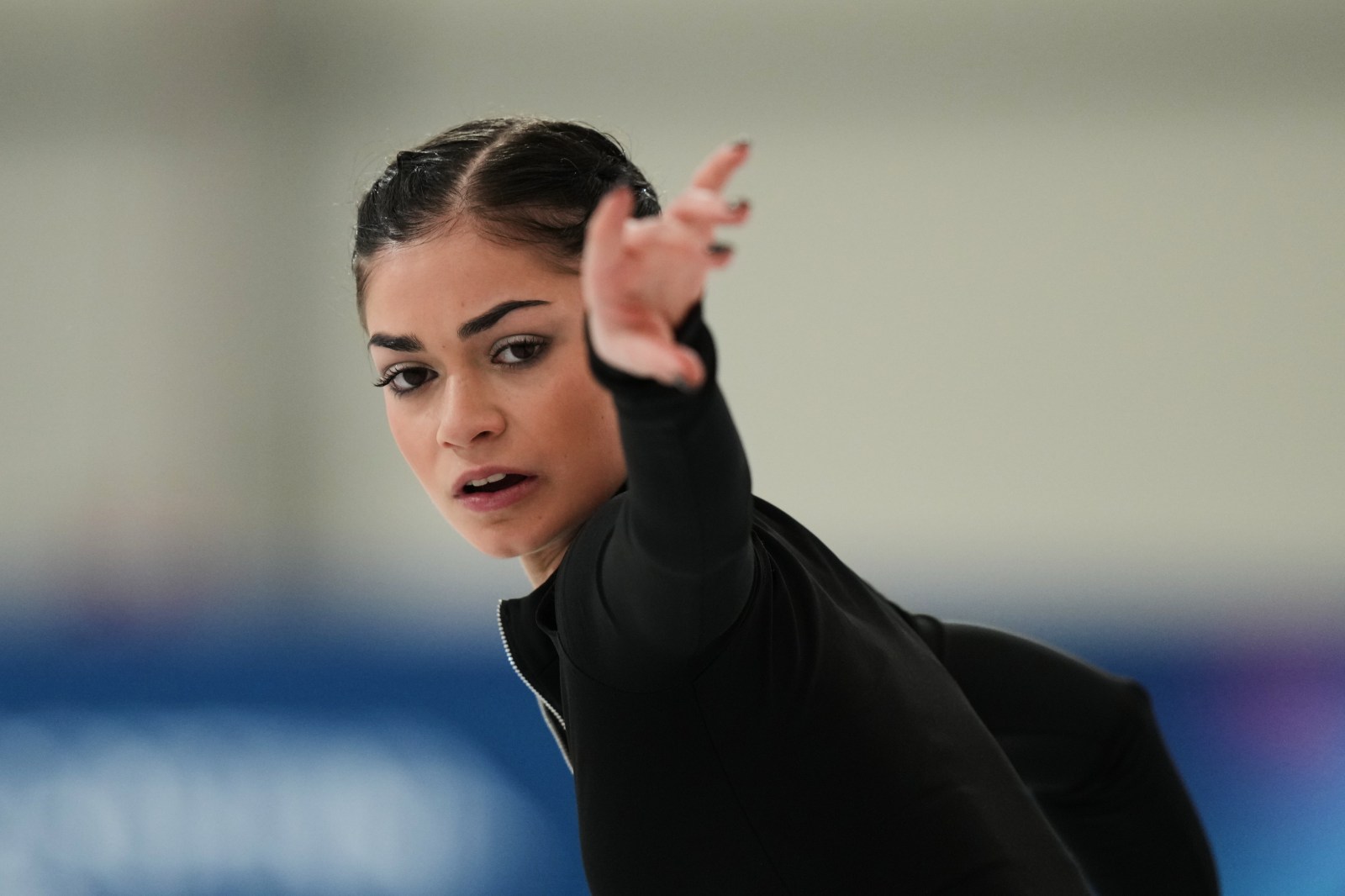 Russian figure skater Adeliia Petrosian says she’s feeling ‘excellent’ at Olympic practice