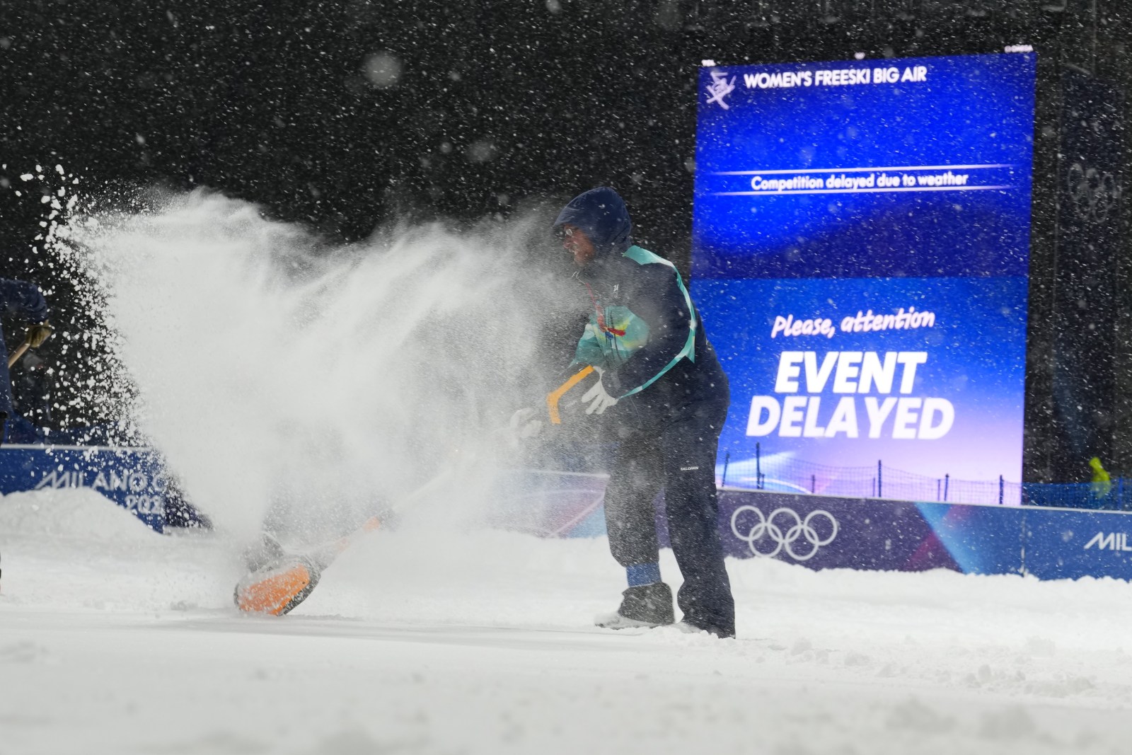 Poor weather forces Milan Cortina Olympic organizers to rejig schedule in Livigno