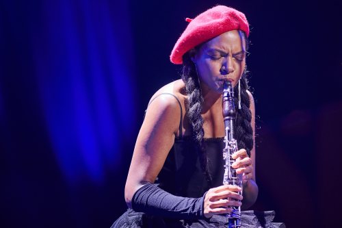 Singer-songwriter Allison Russell performs in honour of Joni Mitchell, who won the cultural impact award at the 2025 SOCAN awards in Toronto, on Monday, Sept. 29, 2025. THE CANADIAN PRESS/Sammy Kogan