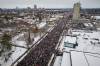 Protesters march in support of regime change in Iran during a demonstration in Toronto, on Saturday, Feb. 14, 2026. THE CANADIAN PRESS/Sammy Kogan