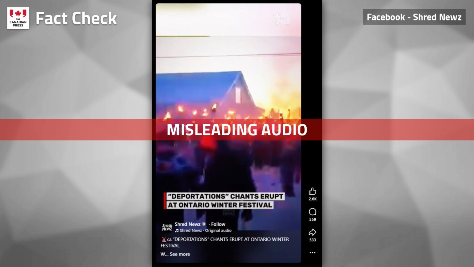 Fact File: Video from Ontario festival misrepresented as anti-immigration march