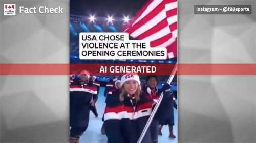 A viral video posted to Instagram Friday claimed to show Team USA 
