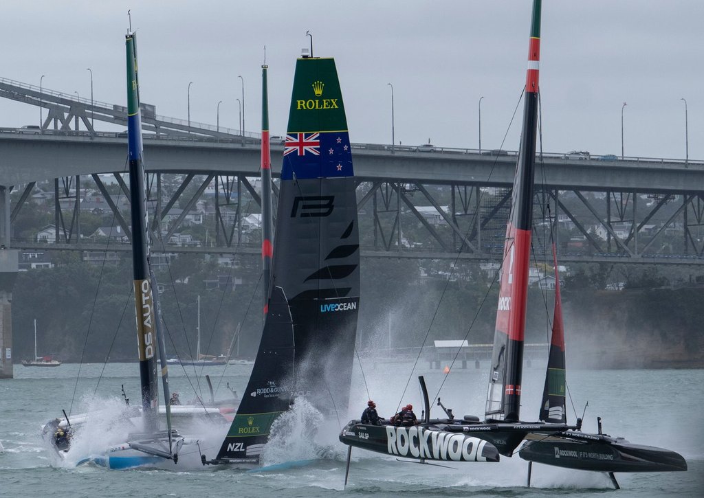 Two sailors injured after crash between New Zealand, France at SailGP race