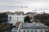 The White House, including the West Wing and construction of the new ballroom, is seen from the Old Eisenhower Executive Office Building on the White House campus Wednesday, Feb. 25, 2026, in Washington. (AP Photo/Tom Brenner)